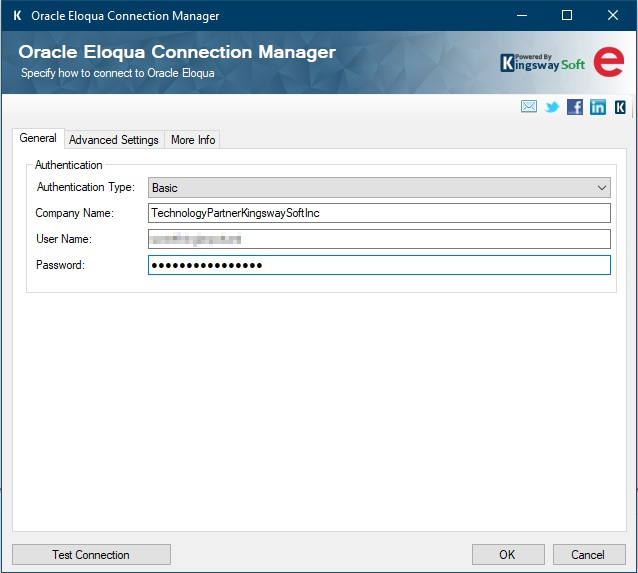 SSIS Oracle Marketing Cloud connection